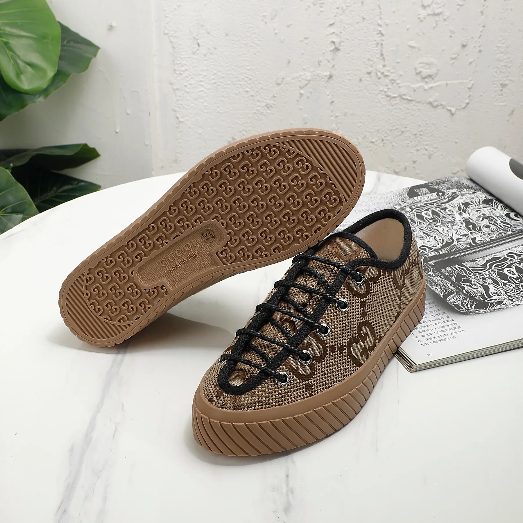 👟👟Ex-factory price 420👟👟 Men's size +10 GUCCI, couple style, other colors also available, you can also place an order with pictures